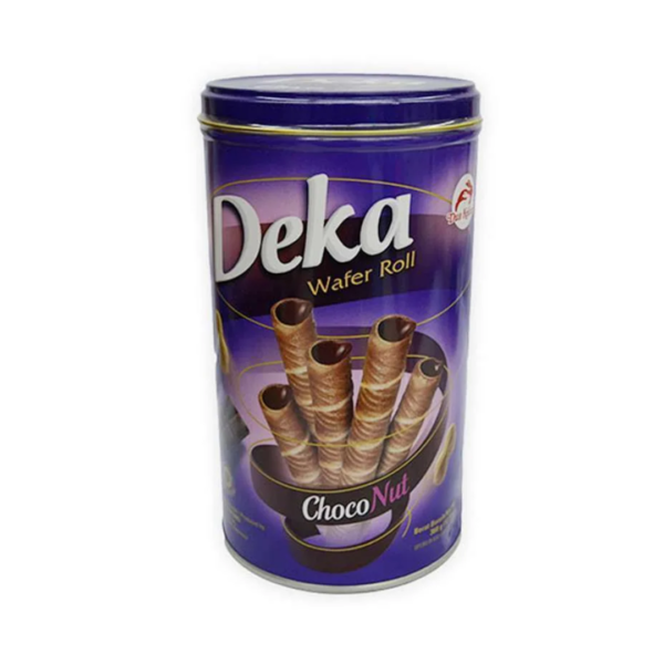 Deka Food Deka Wafer Roll Choco Nut 300g - auliafoods.com